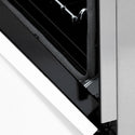ZLINE Autograph Edition 60 in. 7.4 cu. ft. Legacy Dual Fuel Range with 9 Burner Gas Cooktop and 2 Electric Convection Ovens in Satin Stainless Steel with White Matte Doors and Matte Black Accents (RASZ-WM-60-MB)