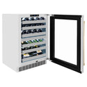 ZLINE 24 In. Touchstone Wine Cooler with Stainless Steel Glass Door and Polished Gold Handle (RWDOZ-GS-24-G)