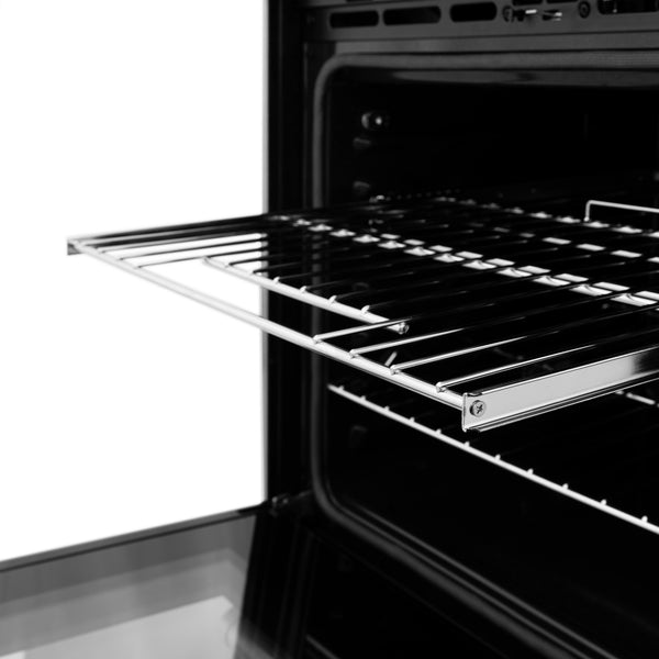 ZLINE 30 in. Autograph Edition Professional True Convection Double Wall Oven with Air Fry and Self Clean in Satin Stainless Steel with Polished Gold Handles (WADSZ-30-G)