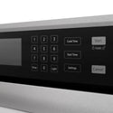 ZLINE 30 in. Autograph Edition Professional True Convection Single Wall Oven with Air Fry and Self Clean in Satin Stainless Steel with Champagne Bronze Handle (WASSZ-30-CB)
