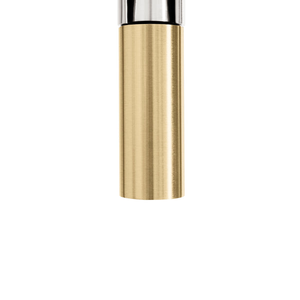 ZLINE Autograph Edition Sierra Pull Down Spring Single Handle Kitchen Faucet in Brushed Nickel and Champagne Bronze (SRA-KF-ZBNCB)