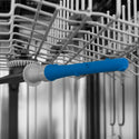 ZLINE Autograph Edition 24" Monument Series 3rd Rack Top Touch Control Tall Tub Dishwasher in Stainless Steel with Polished Gold Handle, 45dBa (DWMTZ-304-24-G)