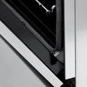 ZLINE Autograph Edition 24 in. 2.8 cu. ft. Legacy Dual Fuel Range with 4 Burner Gas Cooktop and Electric Convection Oven in Stainless Steel and Polished Gold Accents, Open Box-Good Condition