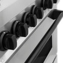 ZLINE Autograph Edition 48 in. 6.0 cu. ft. Legacy Dual Fuel Range with 7 Burner Gas Cooktop and 2 Electric Ovens in Stainless Steel and Matte Black Accents, Open Box-Good Condition