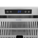ZLINE Autograph Edition 24 in. Touchstone 168 Can Outdoor-Rated Dual Refrigerator Drawer with White Matte Doors and Matte Black Handles (RDSOZ-WM-24-MB)