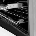 ZLINE Autograph Edition 48 in. 6.0 cu. ft. Legacy Dual Fuel Range with 7 Burner Gas Cooktop and 2 Electric Ovens in Stainless Steel with White Matte Doors and Matte Black Accents, Open Box-Good Condition