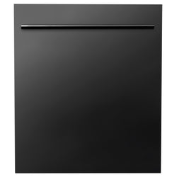 ZLINE 24" Dishwasher Panel in Black Stainless Steel with Modern Handle (DP-BS-H-24)
