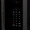 ZLINE 1.5 cu. ft. Over the Range Convection Microwave Oven in Black Stainless Steel with Modern Handle and Sensor Cooking (MWO-OTR-30-BS)