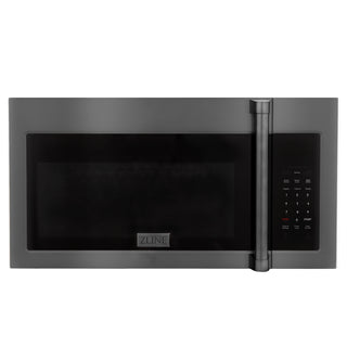 Buy black-stainless-steel ZLINE 30 in. Over the Range Convection Microwave Oven with Traditional Handle and Color Options (MWO-OTR-H)