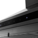 ZLINE 42 in. Convertible Vent Wall Mount Range Hood in Black Stainless Steel Handle, Open Box-Great Condition