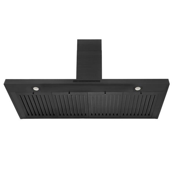 ZLINE 42 in. Convertible Vent Wall Mount Range Hood in Black Stainless Steel Handle, Open Box-Great Condition