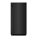 ZLINE 15 in. Touchstone Clear Cube Ice Maker with Drain Pump and Black Stainless Steel Door (ICCD-BS-15)