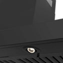 ZLINE 30 in. Convertible Vent Wall Mount Range Hood in Black Stainless Steel, Handle Open Box-Good Condition