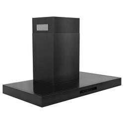 ZLINE 30" Convertible Vent Wall Mount Range Hood in Black Stainless Steel (BSKEN-30)