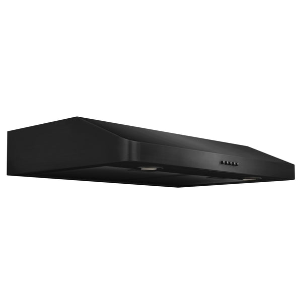 ZLINE 30 in. 400 CFM Ducted Under Cabinet Range Hood in Black Stainless Steel (BS617-30)