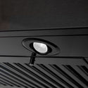 24" ZLINE CrownSound™Ducted Vent Wall Mount Range Hood in Black Stainless Steel with Built-in Bluetooth Speakers (BSKENCRN-BT-24)