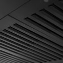 ZLINE 30" Convertible Vent Wall Mount Range Hood in Black Stainless Steel with Crown Molding (BSKENCRN-30)