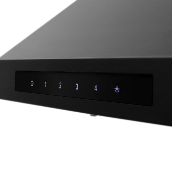 ZLINE 24" Convertible Vent Wall Mount Range Hood in Black Stainless Steel (BSKBN-24)