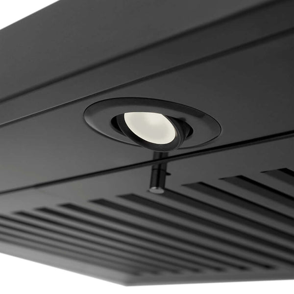 ZLINE 30 in. Convertible Vent Wall Mount Range Hood in Black Stainless Steel, Handle Open Box-Good Condition