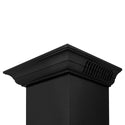 48" ZLINE CrownSound™Ducted Vent Wall Mount Range Hood in Black Stainless Steel with Built-in Bluetooth Speakers (BSKBNCRN-BT-48)
