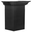 48" ZLINE CrownSound™Ducted Vent Wall Mount Range Hood in Black Stainless Steel with Built-in Bluetooth Speakers (BSKBNCRN-BT-48)