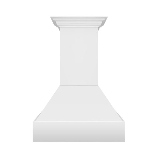 ZLINE 30 in. Wooden Wall Mount Range Hood in Rustic Bright White Finish (355WW-30)