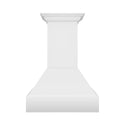 ZLINE 36 in. Wooden Wall Mount Range Hood in Rustic Bright White Finish (355WW-36)