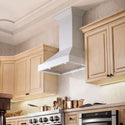 ZLINE 30 in. Wooden Wall Mount Range Hood in Smooth Bright White Finish (KBWW-30)