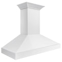 ZLINE 48 in. Wooden Wall Mount Range Hood in Smooth Bright White Finish (KBWW-48)