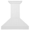 ZLINE 36 in. Wooden Wall Mount Range Hood in Shiplap Bright White Finish (KPWW-36)