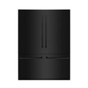 ZLINE 60 in. 32.2 cu. ft. French Door Built-In Bottom Freezer Refrigerator with Water Dispensers and Ice Makers in Black Stainless Steel (RBIV-BS-60)