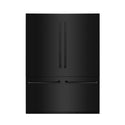ZLINE 60" 32.2 cu. ft. Built-In 4-Door French Door Refrigerator with Internal Water and Ice Dispenser in Black Stainless Steel (RBIV-BS-60)