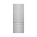 ZLINE 30 in. 16.1 cu. ft. Built-In Bottom Freezer Refrigerator with Water Dispenser and Ice Maker in DuraSnow® Stainless Steel (RBIV-SN-30)