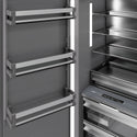 ZLINE 24 in. 12.4 cu. ft. Panel Ready Column Freezer with Graphite Gray Interior, Open Box-Great Condition