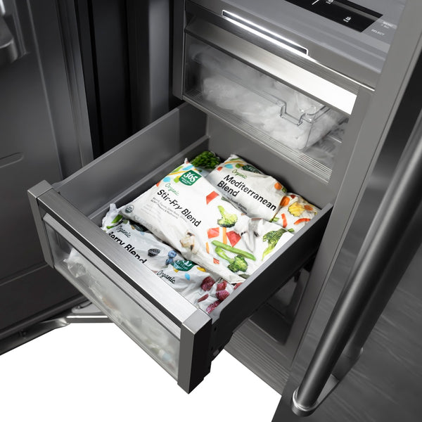 ZLINE 24 in. 12.4 cu. ft. Panel Ready Column Freezer with Graphite Gray Interior, Open Box-Great Condition