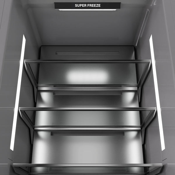 ZLINE 24 in. 12.4 cu. ft. Panel Ready Column Freezer with Graphite Gray Interior, Open Box-Great Condition
