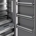 ZLINE 18 in. 8.6 cu. ft. Panel Ready Right Hinge Column Freezer with Graphite Gray Interior, Open Box-Great Condition