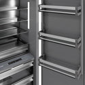 ZLINE 18 in. 8.6 cu. ft. Panel Ready Right Hinge Column Freezer with Graphite Gray Interior, Open Box-Good Condition