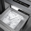 ZLINE 18 in. 8.6 cu. ft. Panel Ready Right Hinge Column Freezer with Graphite Gray Interior, Open Box-Great Condition