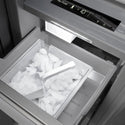 ZLINE 18 in. 8.6 cu. ft. Panel Ready Right Hinge Column Freezer with Graphite Gray Interior, Open Box-Good Condition
