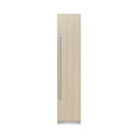 ZLINE 18 in. 8.6 cu. ft. Panel Ready Right Hinge Column Freezer with Graphite Gray Interior, Open Box-Good Condition