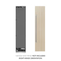 ZLINE 18 in. 8.6 cu. ft. Panel Ready Right Hinge Column Freezer with Graphite Gray Interior, Open Box-Great Condition