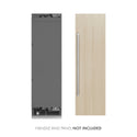 ZLINE 24 in. 12.5 cu. ft. Panel Ready Column Refrigerator with Graphite Gray Interior, Open Box-Great Condition