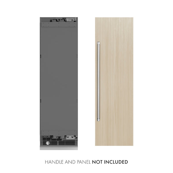 ZLINE 24 in. 12.5 cu. ft. Panel Ready Column Refrigerator with Graphite Gray Interior, Open Box-Great Condition