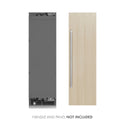 ZLINE 24 in. 12.5 cu. ft. Panel Ready Column Refrigerator with Graphite Gray Interior, Open Box-Good Condition