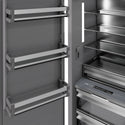 ZLINE 30 in. 16.7 cu. ft. Panel Ready Column Refrigerator with Graphite Gray Interior, Open Box-Great Condition