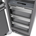 ZLINE 30 in. 16.7 cu. ft. Panel Ready Column Refrigerator with Graphite Gray Interior, Open Box-Great Condition