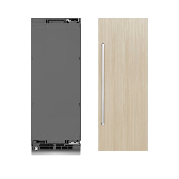 ZLINE 30 in. 16.7 cu. ft. Panel Ready Column Refrigerator with Graphite Gray Interior, Open Box-Great Condition