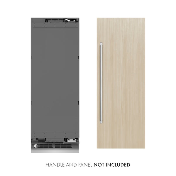 ZLINE 30 in. 16.7 cu. ft. Panel Ready Column Refrigerator with Graphite Gray Interior, Open Box-Great Condition
