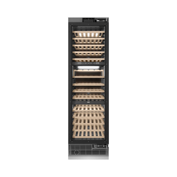 ZLINE 24 in. 12.4 cu. ft. Triple Zone 100 Bottle Panel Ready Column Wine Cooler, Open Box-Good Condition